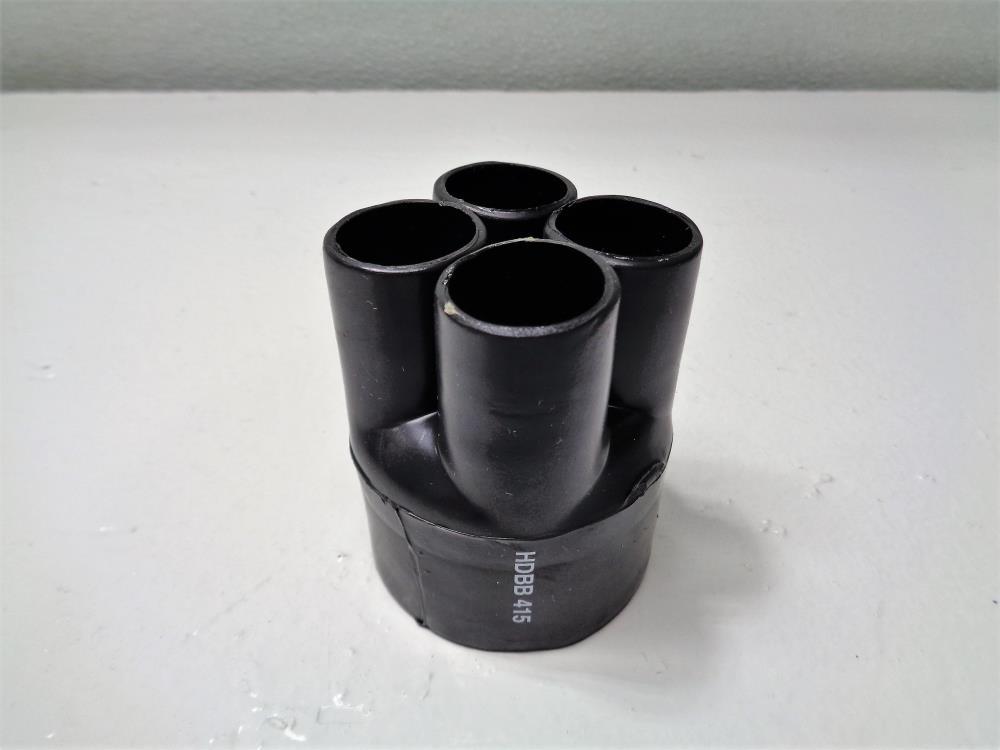 Lot of (10) 3M Heat Shrinkable Cable Breakout Boot 4-Way Outlet HDBB-415-1-250 